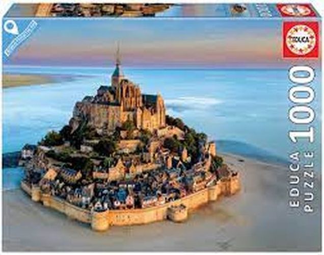 EDUCA BORRAS PUZZLE Mont Saint Michel 1000 Piece Puzzle - .