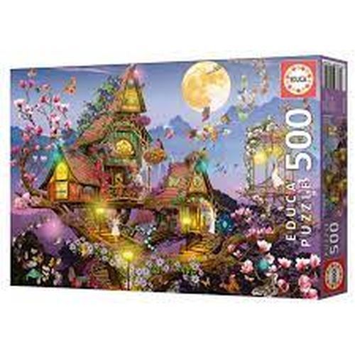 EDUCA BORRAS PUZZLE Fairy House 500 Piece Puzzle - .