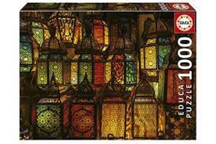EDUCA BORRAS PUZZLE Lantern Collage 1000 Piece Puzzle - .