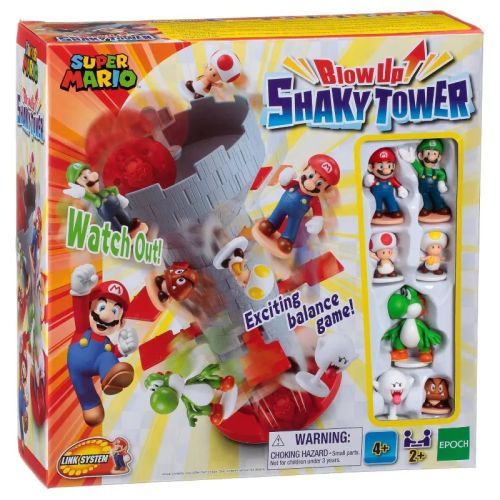 EPOCH Super Mario Blow Up Shaky Tower - BOARD GAMES