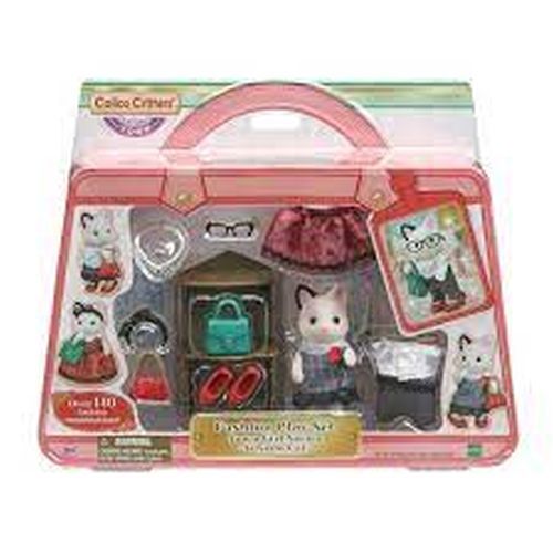 EPOCH Fashion Play Set Town Girl Series Tuxedo Cat - 