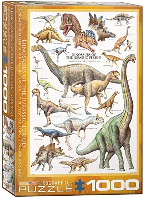 EUROGRAPHICS Dinosaurs Of The Jurrasic 1000 Piece Puzzle - PUZZLES