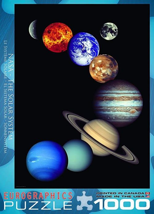 EUROGRAPHICS Nasa Solar System 1000 Piece Puzzle - PUZZLES