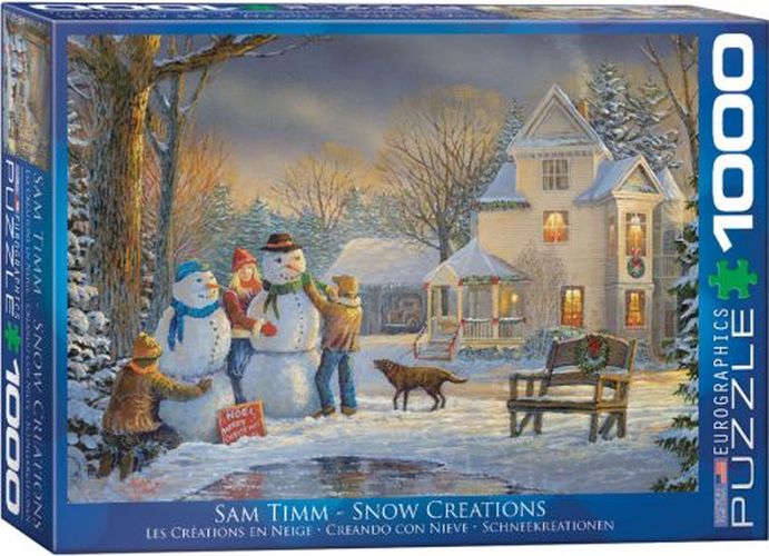 EUROGRAPHICS Snow Creations Christmas 1000 Piece Puzzle - 