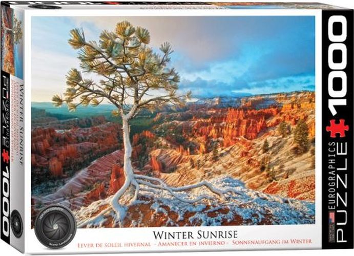 EUROGRAPHICS Winter Sunrise 1000 Piece Puzzle - 