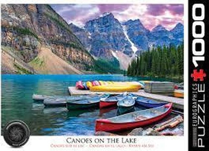 EUROGRAPHICS Canoes On The Lake 1000 Piece Puzzle - 