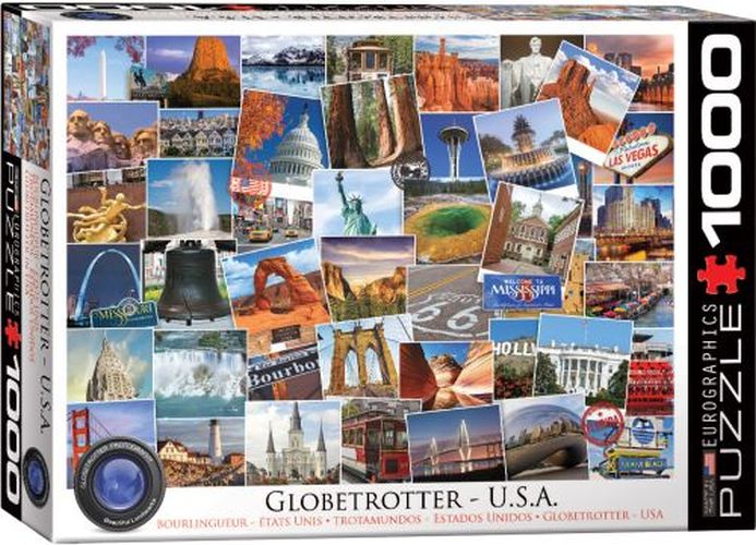 EUROGRAPHICS Usa Globetrotter 1000 Piece Puzzle - PUZZLES