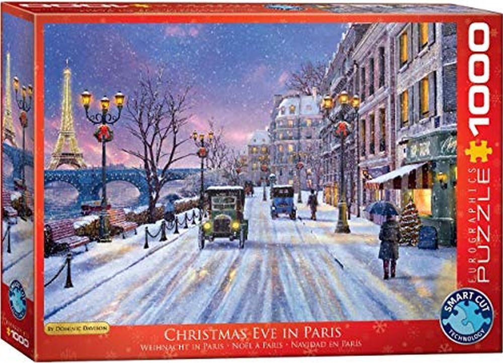 EUROGRAPHICS Christmas Eve In Paris 1000 Piece Puzzle - PUZZLES