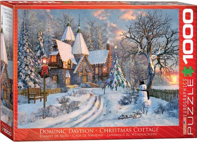 EUROGRAPHICS Christmas Cottage 1000 Piece Puzzle - .