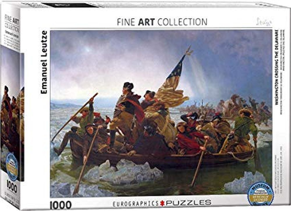 EUROGRAPHICS Washington Crossing The Delaware 1000 Piece Puzzle - 