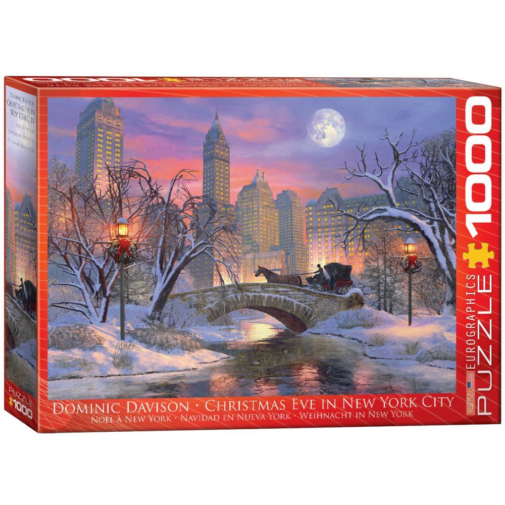 EUROGRAPHICS Christmas Eve In New York City 1000 Piece Puzzle - PUZZLES