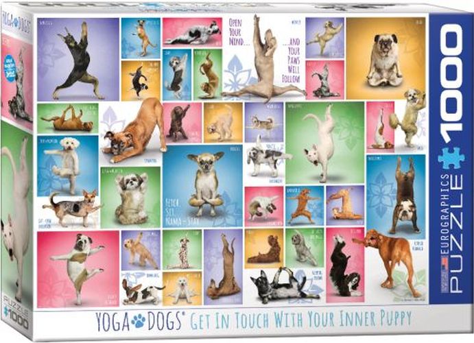 EUROGRAPHICS Yoga Dogs 1000 Piece Puzzle - .