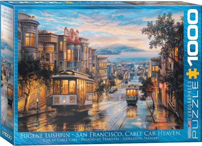 EUROGRAPHICS San Francisco, Cable Car Heaven 1000 Piece Puzzle - .