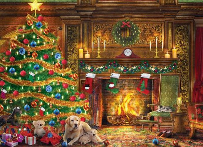 EUROGRAPHICS Festive Labs Christmas 1000 Piece Puzzle - 