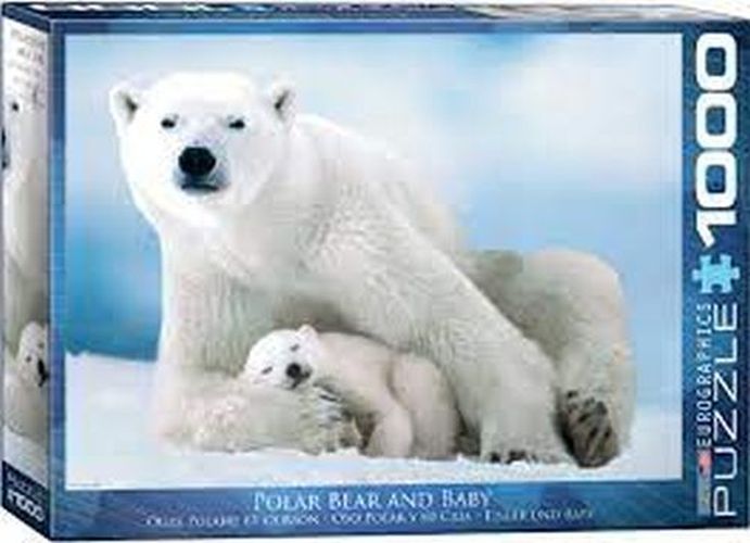 EUROGRAPHICS Polar Bear And Baby 1000 Piece Puzzle - PUZZLES