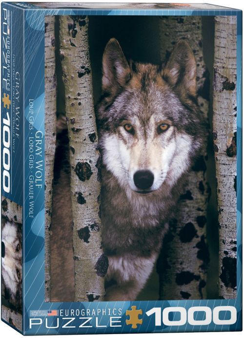 EUROGRAPHICS Gray Wolf 1000 Piece Puzzle - .