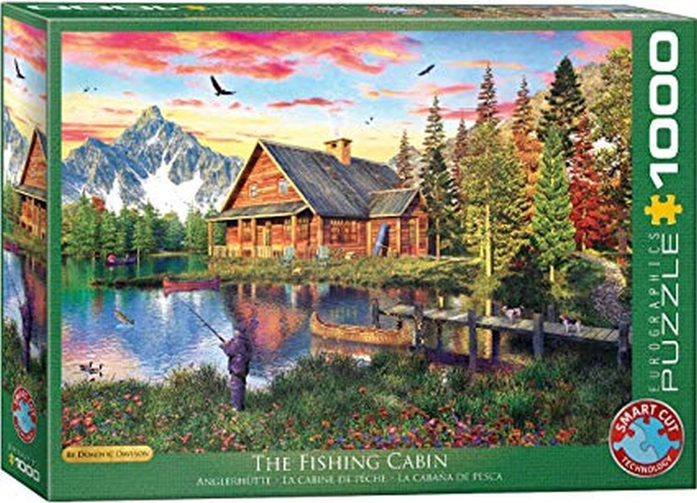 EUROGRAPHICS The Fishing Cabin 1000 Piece Puzzle - PUZZLES