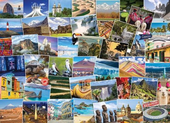 EUROGRAPHICS South America 1000 Piece Puzzle - PUZZLES