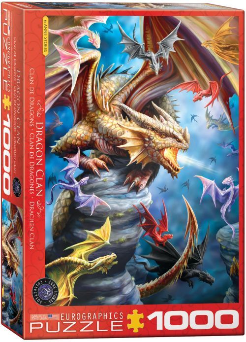 EUROGRAPHICS Dragon Clan 1000 Piece Puzzle - PUZZLES
