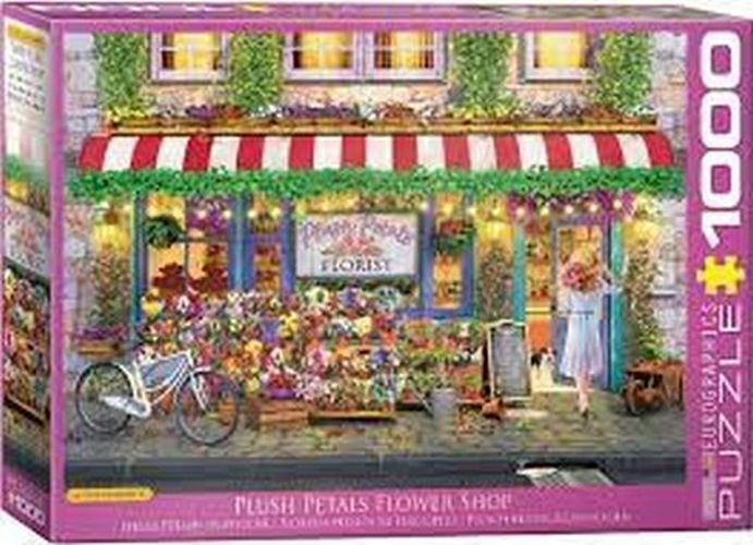 EUROGRAPHICS Plush Petals Florist 1000 Piece Puzzle - 