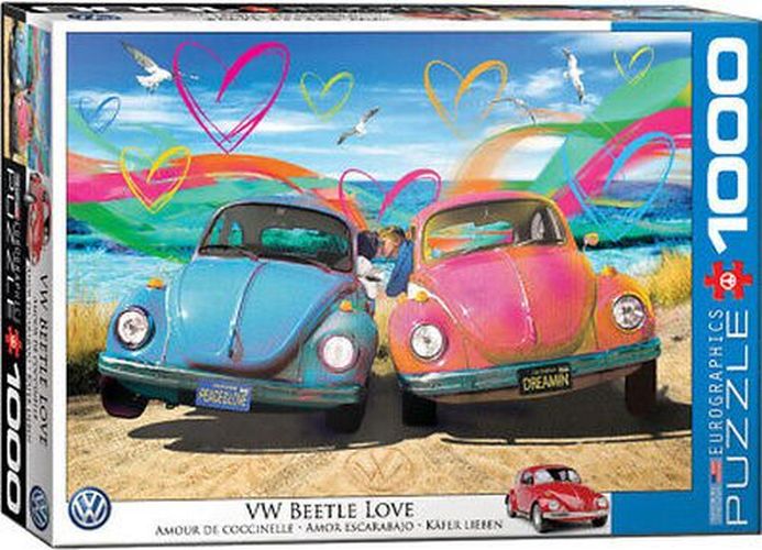 EUROGRAPHICS Vw Beetle Love 1000 Piece Puzzle - .