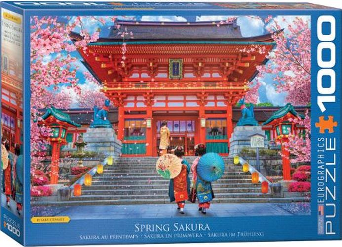 EUROGRAPHICS Spring Sakura 1000 Piece Puzzle - PUZZLES