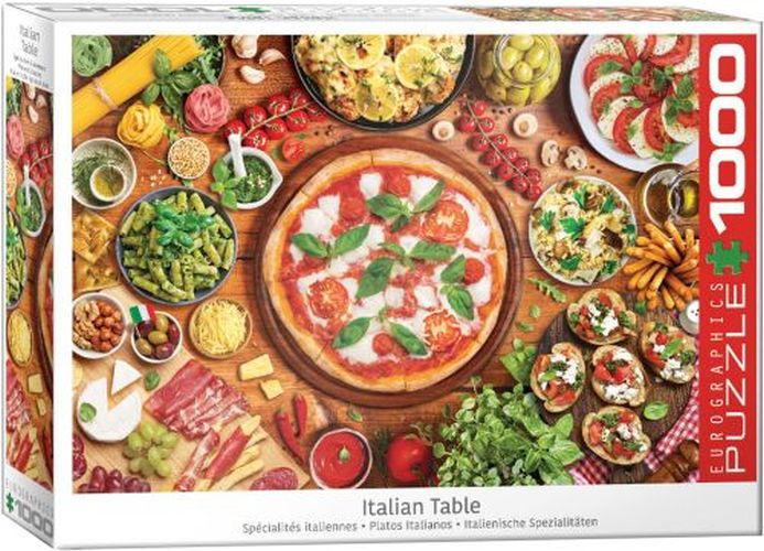 EUROGRAPHICS Italian Table 1000 Piece Puzzle - PUZZLES