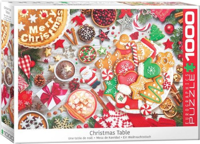 EUROGRAPHICS Christmas Table 1000 Piece Puzzle - .