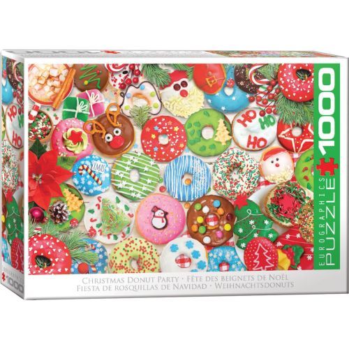 EUROGRAPHICS Christmas Donuts 1000 Piece Puzzle - PUZZLES