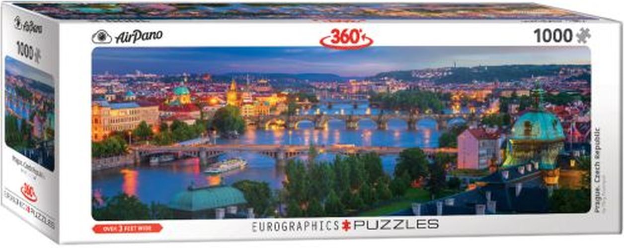 EUROGRAPHICS Prague, Czech Republic Panoramic 1000 Piece Puzzle - .