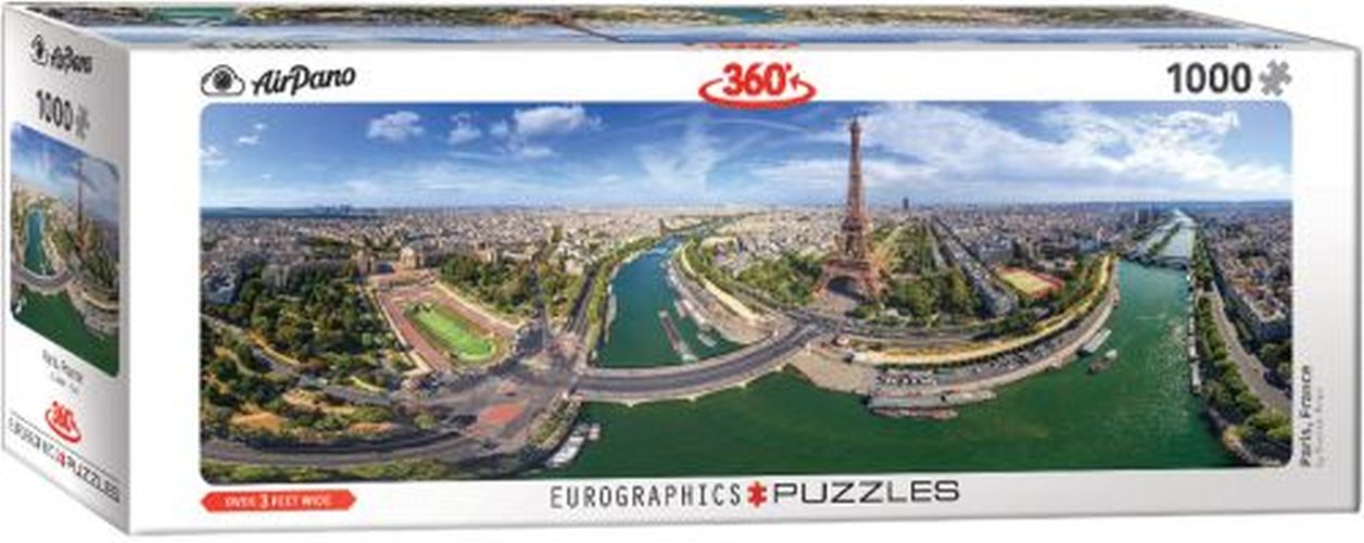 EUROGRAPHICS Paris, France Panoramic 1000 Piece Puzzle - .