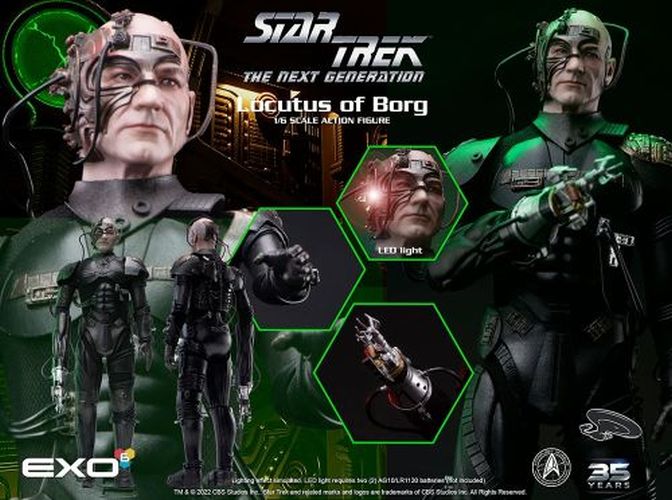 EXO Locutus Of Borg 1/6th Scale Figure - COLLECTABLES