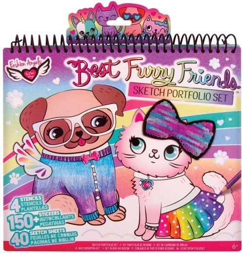 FASHION ANGELS ENT. Best Furry Friends Sketch Portfolio Set
