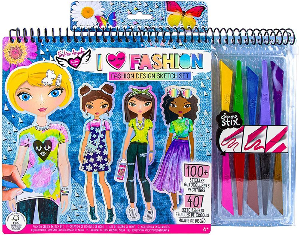 FASHION ANGELS ENT. I Love Fashion Design Sketch Artist Set - 
