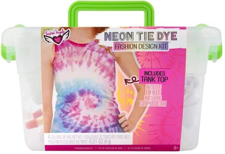 FASHION ANGELS ENT. Neon Tie Dye Tank Top Design Keeper Crate - 