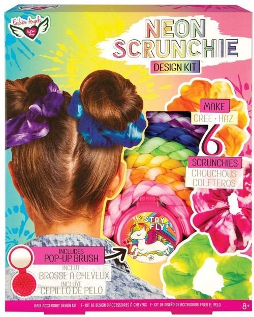 FASHION ANGELS ENT. Neon Tie Dye Scrunchie Design Kit - 