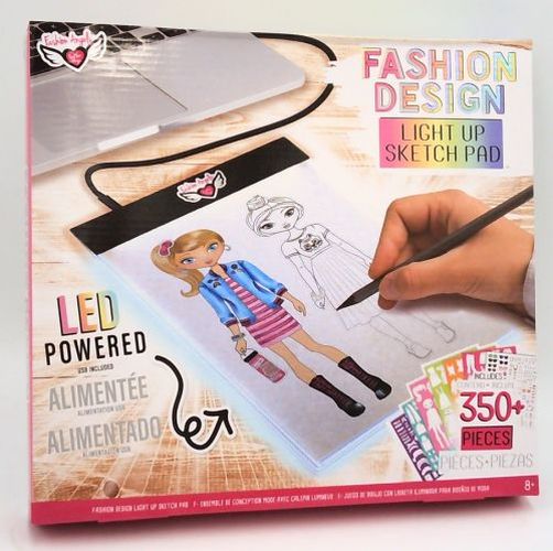FASHION ANGELS ENT. Fashion Design Light Pad Sketch Set - 
