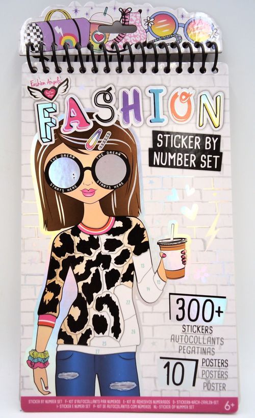 FASHION ANGELS ENT. Sticker By Number Fashion - 