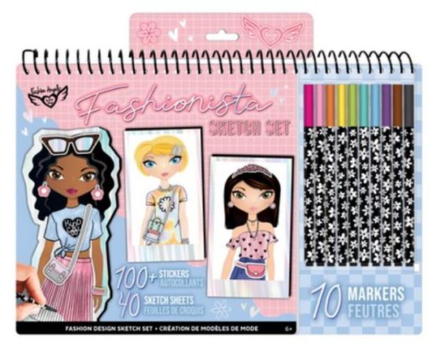 FASHION ANGELS ENT. Fashionista Design Sketch Set - 