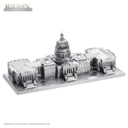 FASCINATIONS Us Capitol Building Iconix 3d Metal Model Kit - .