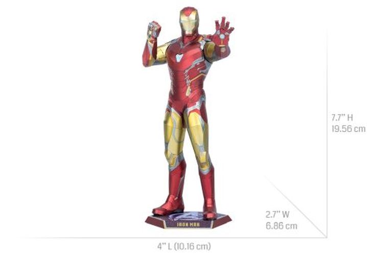FASCINATIONS Iron Man Mark Lxxxv Metal Earth Infinity Saga Metal Model - 