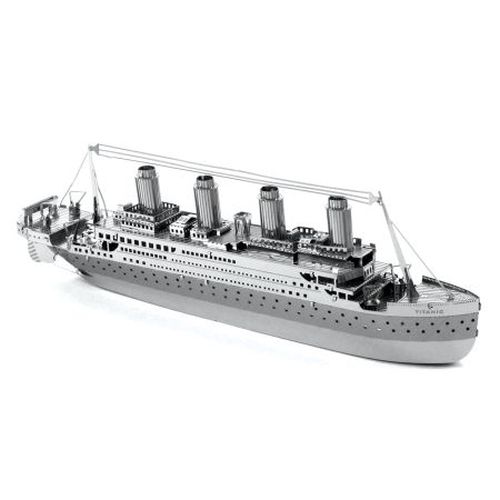 FASCINATIONS Titanic Ocean Liner Ship Plane Metal Earth Model - CONSTRUCTION