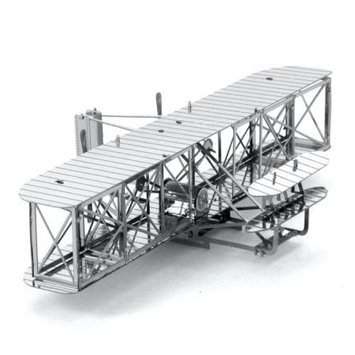 FASCINATIONS Wright Brothers Airplane Metal Earth Model Kit - 