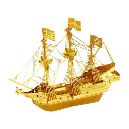 FASCINATIONS Golden Hind Gold Version Steel Model Kit - .