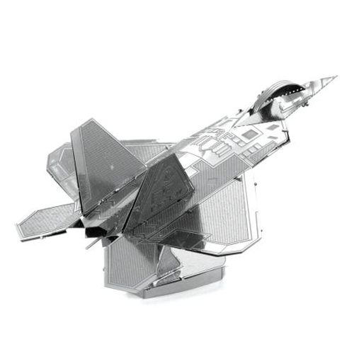 FASCINATIONS F-22 Raptor Fighter Plane 3 D Metal Earth Model Kit - 