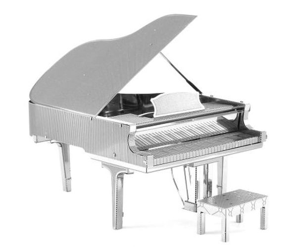 FASCINATIONS Grand Piano Instruments Metal Earth - .