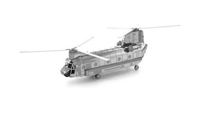 FASCINATIONS Ch-47 Chinook Helicopter Metal Earth Kit - .