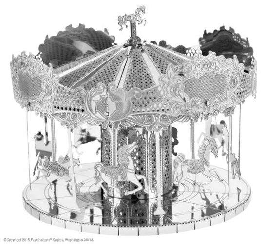 FASCINATIONS Merry Go Round Metal Earth - .