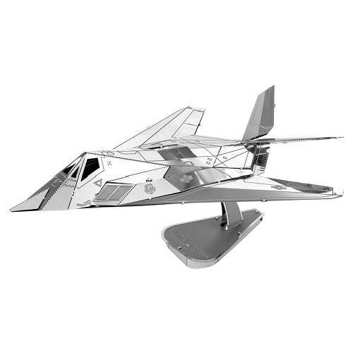 FASCINATIONS F-117 Nighthawk Plane Metal Earth Kit - .