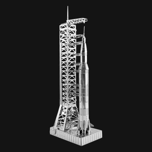 FASCINATIONS Ap0llo Saturn V With Gantry Metal Earth Kit - .